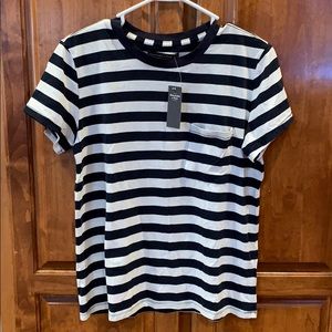 Striped Abercrombie Pocket T-Shirt